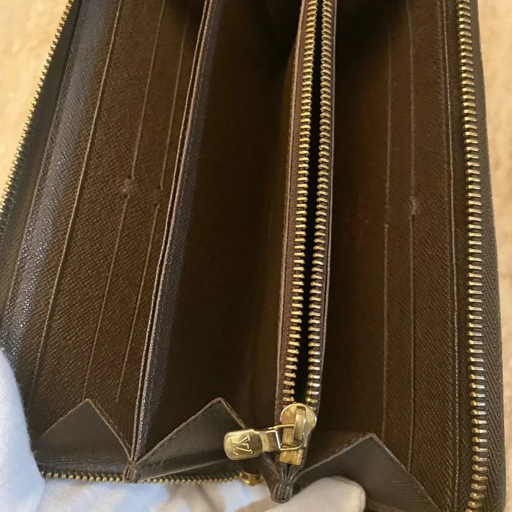 Louis Vuitton Vintage Damier Zippy Long Wallet - Rank A